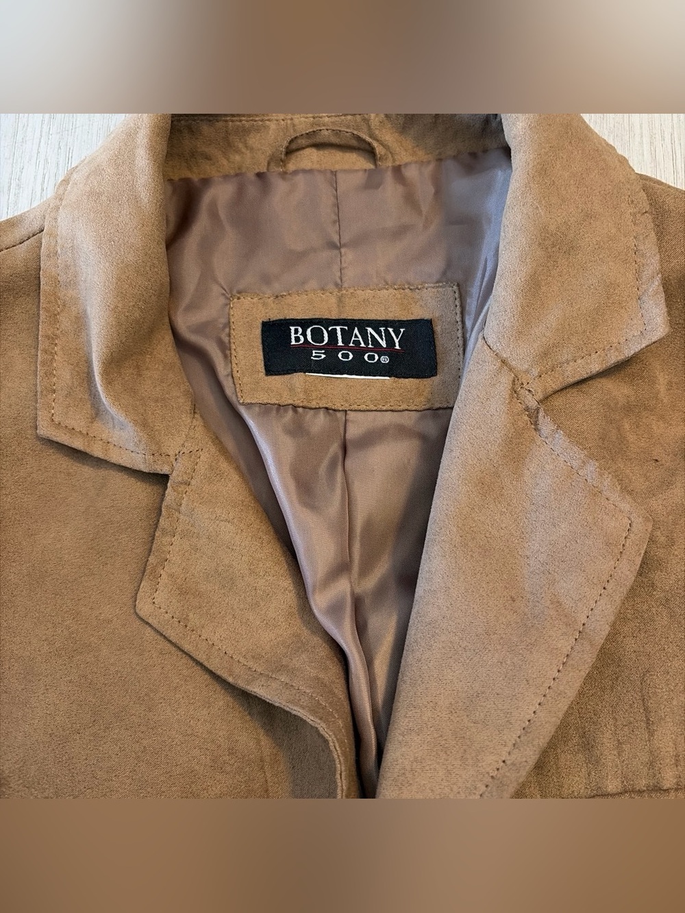 Vintage Brown Suede Utility Jacket - Picture 2 of 4